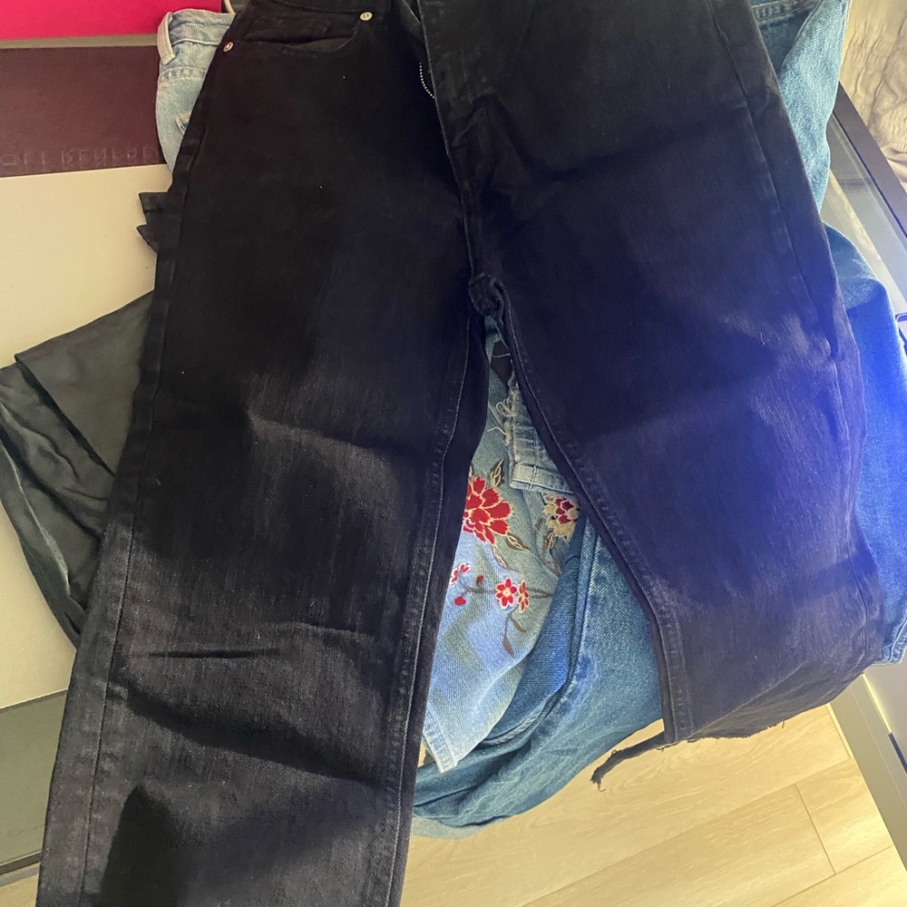 Black Denim Jeans